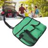 Beach Chair Armrest Bag, Outdoor Chair Waterproof Hanging Storage Pouch with 4 Pockets, Chair Armrest Organizer Snack Bag, Adjust Able Portable Beach Chairs Side Storage Bags for Outdoor(Green) view 4
