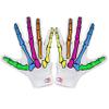 Glorious Traders Youth Football Gloves American Wide Receiver Football Gloves for Adult Men Women & Boys with Super Sticky Silicone Grip Palms Ultimate Performance Booster (White, Adult Large) view 1