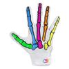 Glorious Traders Youth Football Gloves American Wide Receiver Football Gloves for Adult Men Women & Boys with Super Sticky Silicone Grip Palms Ultimate Performance Booster (White, Adult Large) view 2