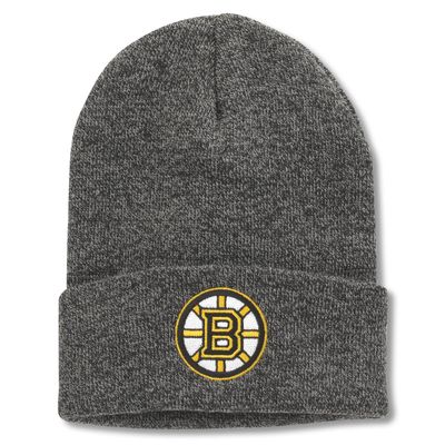AMERICAN NEEDLE Officially Licensed NHL Hockey Team Logo Cap, Terrain Knit Beanie, Winter Hat, Authentic, New (Bruins (Heather Black)