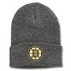 AMERICAN NEEDLE Officially Licensed NHL Hockey Team Logo Cap, Terrain Knit Beanie, Winter Hat, Authentic, New (Bruins (Heather Black) view 1
