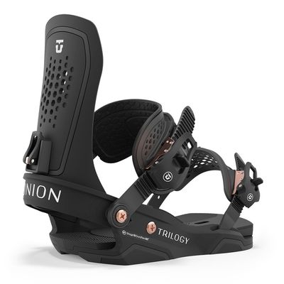 Union Trilogy Womens Snowboard Bindings, L, Black