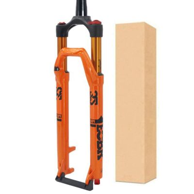 ZECHAO Stroke 120mm Air Supension Front Fork,Tapered 1-1/2" Mountain Bike Suspension Forks 27.5/29inches Disc Brake 9 * 100mm Outdoor (Color : Orange, Size : 27.5inch)