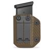 HolsterBuilder Ambidextrous IWB/OWB Carbon Fiber Magazine Holster - Convenient Concealment Holster with Mag Pouch - Accessory for Men & Women - Springfield Hellcat (Hellcat/Hellcat OSP/Hellcat RDP) CB view 1