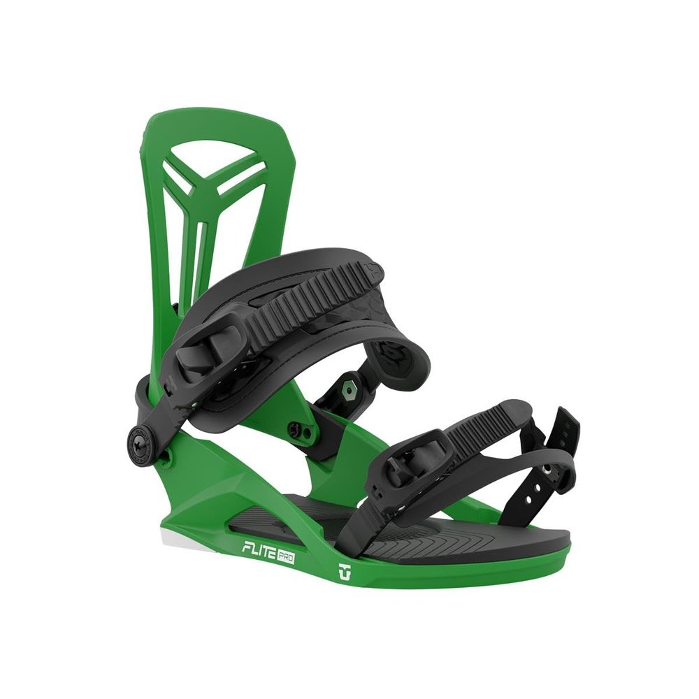 Union Flite Pro Men's Snowboard Bindings (Green, Small)