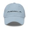 1964 1965 1966 Chevy Impala Emblem Classic Antique Car Custom Embroidered Dad hat Light Blue view 1