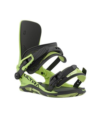 Union Ultra W. Womens Snowboard Bindings, L, Lime