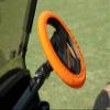 CartSkinz Neoprene Golf Cart Steering Wheel Cover - Universal Fit (13"-15"), Lightweight, Portable, Machine Washable, Trusted by Golf Industry Pros - 07 Orange view 2