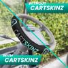 CartSkinz Neoprene Golf Cart Steering Wheel Cover - Universal Fit (13"-15"), Lightweight, Portable, Machine Washable, Trusted by Golf Industry Pros - 07 Orange view 3