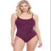 Gottex Women's Standard Dolce Vita Round Neck One Piece, Plum view 1