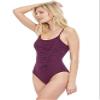 Gottex Women's Standard Dolce Vita Round Neck One Piece, Plum view 2