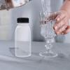 OHPHCALL 6pcs Transparent Juice Bottles Leakproof Milk Bottles Reusable Outdoor Beverage Containers Lids Juicing Water Other Drinks view 3