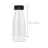 OHPHCALL 6pcs Transparent Juice Bottles Leakproof Milk Bottles Reusable Outdoor Beverage Containers Lids Juicing Water Other Drinks view 4