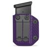 HolsterBuilder Ambidextrous IWB/OWB Carbon Fiber Magazine Holster - Convenient Concealment Holster with Mag Pouch - Accessory for Men & Women - FN 509 (509/509 Combat/ 509 Tactical/ 509 C) PRL view 1