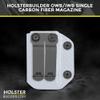 HolsterBuilder Ambidextrous IWB/OWB Carbon Fiber Magazine Holster - Convenient Concealment Holster with Mag Pouch - Accessory for Men & Women - FN 509 (509/509 Combat/ 509 Tactical/ 509 C) PRL view 2