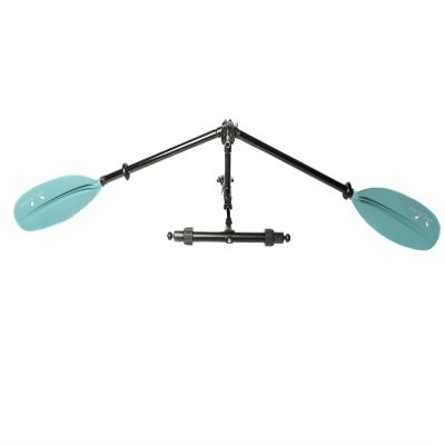 Angle Oar LLC Versa Kayak Paddle System with Hinged Mount, Adaptive Kayak Paddle for People with Disabilities, Injuries, Adaptive & Recreational Therapy Programs (Turquoise)
