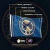 Desert Cactus Columbus Blue Jackets Flag NHL 100% Polyester Indoor Outdoor 3x5 feet National Hockey League Team Flags (Flag A) view 4