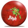 Teenage Mutant Ninja Turtle Raphael UNDRILLED Bowling Ball (14) view 1