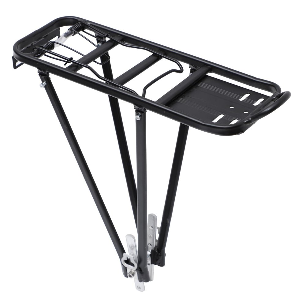 VANZACK Aluminum Alloy Rear Bike Rack for Cargo Transport Easy to Install Bicycle Luggage Carrier Lightweight and Durable for Cycling Adventures