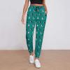 Atlantic Puffin Women's Pant Print Sweatpants Joggers Pants Sports Casual Trouser with Pockets L view 2