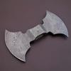 JNR Traders Damascus Double Headed Axe, Handmade Double Edge, Double Bit 2038 view 2