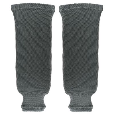 PEAR SOX Pro Weight Solid Color Hockey Socks (Silver, Adult)