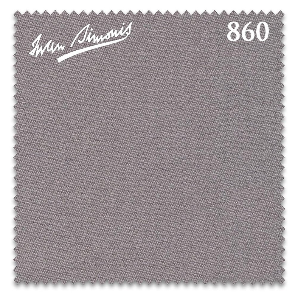 Iwan Simonis 860 Pool Billiard Table Cloth - Authorized Dealer (Grey, 10 ft)