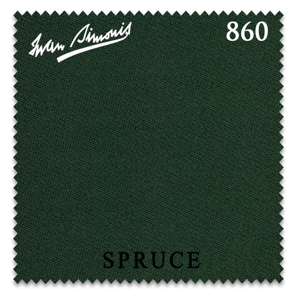 Iwan Simonis 860 Pool Billiard Table Cloth - Authorized Dealer (Spruce, 8 ft Oversized)