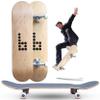 Braille Complete Skateboard for Adults Teens Boys Girls Kids Skateboard: Standard Skateboard for Tricks 8.25 Inch x 31.5 Long Pro Skate board Full Grip Tape, 7 ply Canadian Maple Metal Trucks, Natural view 2