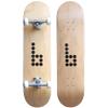 Braille Complete Skateboard for Adults Teens Boys Girls Kids Skateboard: Standard Skateboard for Tricks 8.25 Inch x 31.5 Long Pro Skate board Full Grip Tape, 7 ply Canadian Maple Metal Trucks, Natural view 3