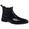INC Womens Rylien Patent Pull On Rain Boots Black 8 Medium (B,M) view 1