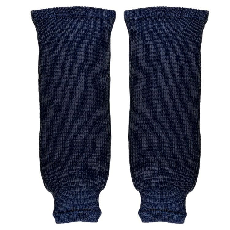 PEAR SOX Pro Weight Solid Color Hockey Socks (Navy, Adult)