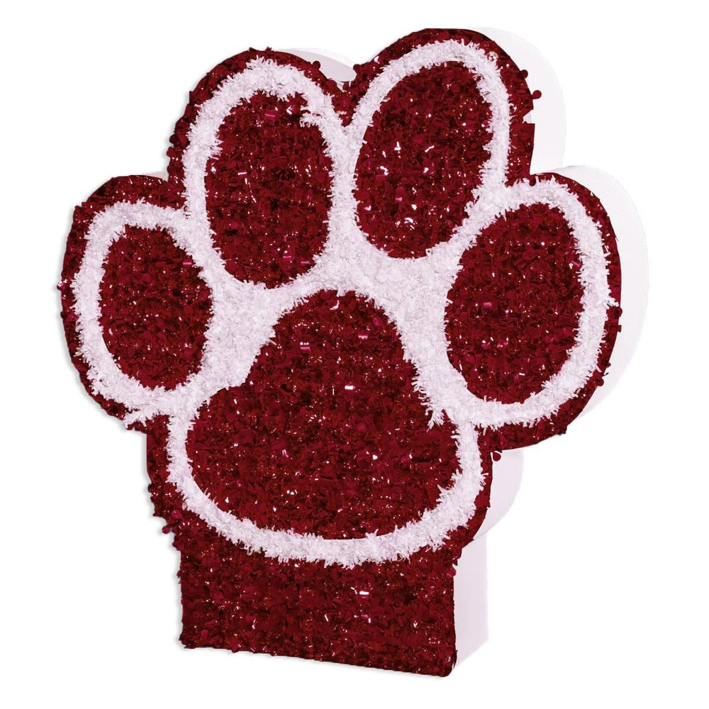 Anderson's Maroon and White Spirit Paw Parade Float Decoration Kit, School Mascot, Homecoming, Sports, High School, College