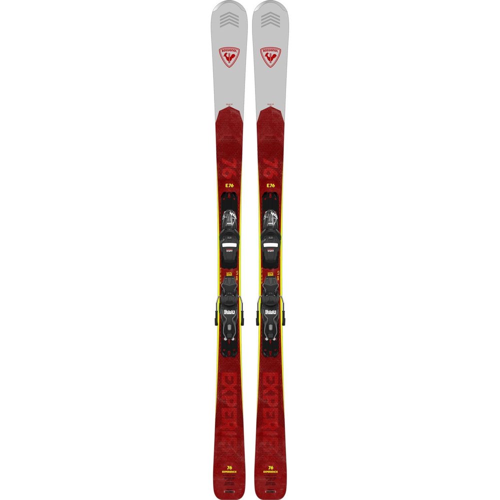 Rossignol - Experience 76 Ski Pack + Xp10 Red Bindings - Men - Size 152 - Grey