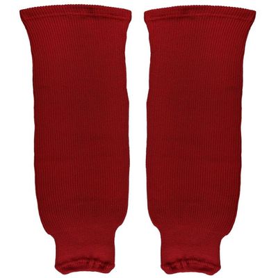 PEAR SOX Pro Weight Solid Color Hockey Socks (Scarlet, Adult)