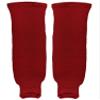 PEAR SOX Pro Weight Solid Color Hockey Socks (Scarlet, Adult) view 1