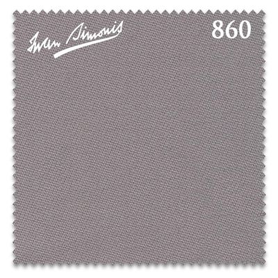 Iwan Simonis 860 Pool Billiard Table Cloth - Authorized Dealer (Grey, 9 ft)