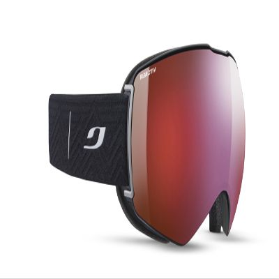 Julbo Lightyear Superflow Pro Goggles Goggles - Black/Gray Frame - Transparent/Rose w/Pink Mirror Lens (REACTIV 0-4 High Contrast)