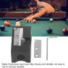 8 in 1 Pool Cue Tip Repair Tool, Aluminum Alloy Billiard Cue Accessory for Trimmer Burnisher Shaper Tapper Black view 3