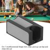 8 in 1 Pool Cue Tip Repair Tool, Aluminum Alloy Billiard Cue Accessory for Trimmer Burnisher Shaper Tapper Black view 4