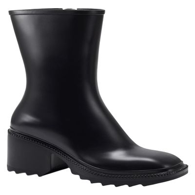 INC Womens Everett Faux Leather Outdoor Rain Boots Black 10 Medium (B,M)