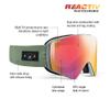 Julbo Razor Edge REACTIV Goggles Goggles - Gray/Green Frame - Rose w/Pink Mirror Lens (REACTIV 1-3 High Contrast) view 2