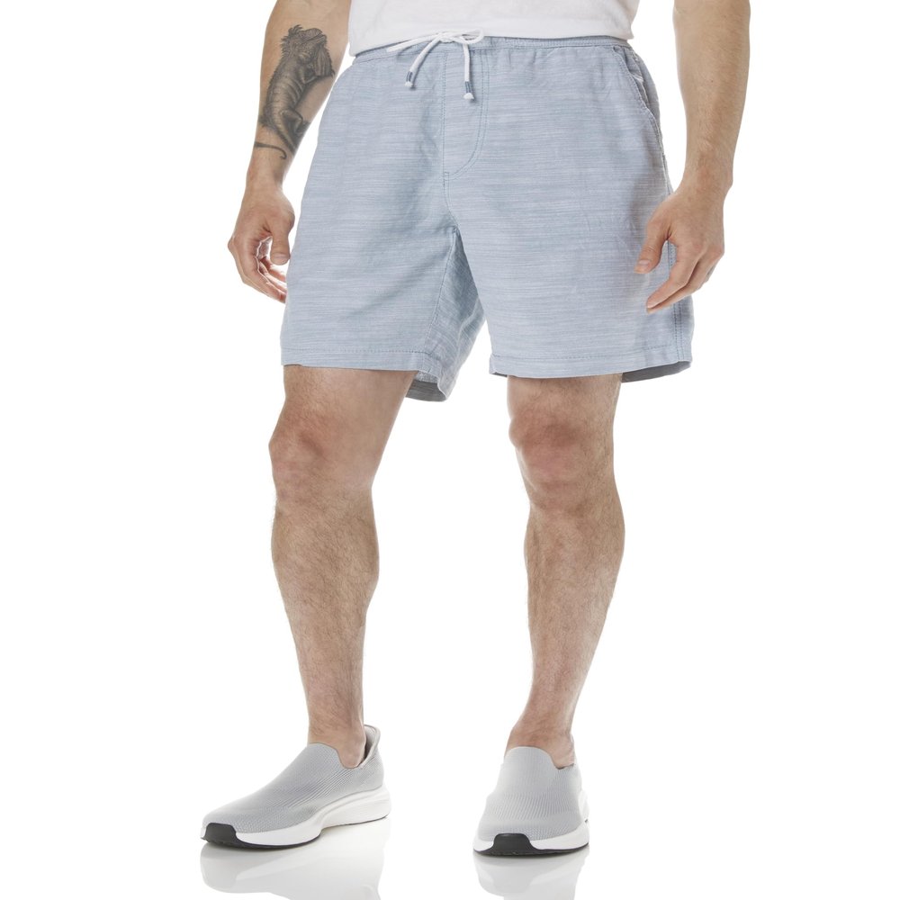 Marina Cotton Slub Elastic Pull-On Shorts
