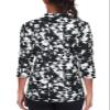 Tanst Sky UPF 50 3/4 Sleeve Tops for Women, Women's Golf Polo Shirts Quarter Zip Collared Activewear Ladies Tennis Yoga Workout Running Quick Dry Trendy Athletic Active Wear Black X-Large view 2