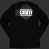 Security Performance Long Sleeve t Shirts with Reflective Decoration on Both Front and Back (US, Alpha, XX-Large, Regular, Regular, Black with White/Reflective Logo) view 4