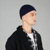4pcs Wool Fisherman Beanies for Men, Knit Short Watch Cap Winter Warm Hats view 3