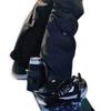 BeerSki Ski Pole Slim Can Beverage Holder Energy Drinks Seltzers - The Original (Slim 12oz Can, Black) view 1