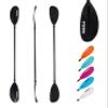 HIKULA Kayak Paddles Aluminum Shaft Paddle with Nylon Blades, Floating Adjustable Kayaking Oars, 3 Piece, 220-240cm/86-94 Inches,Black/Rose/Teal view 1