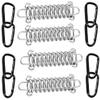 Metal Spring Buckle Dog Leash - Portable, Multi-Function, Shock Absorbing, 8PCS Snap Hooks view 1