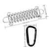 Metal Spring Buckle Dog Leash - Portable, Multi-Function, Shock Absorbing, 8PCS Snap Hooks view 2
